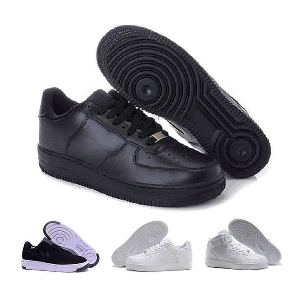 air force nere suola bianca