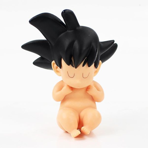 

8cm аниме dragon ball z ребенок ребенок сон гоку сон mini пвх фигурку мультфильм коллекционная модель игрушка y191105