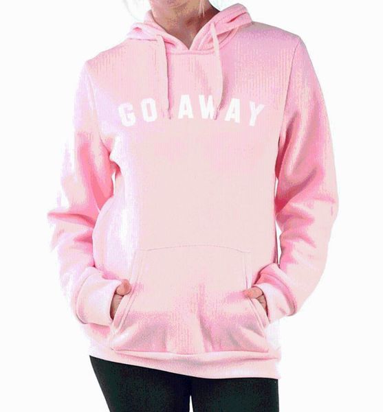 

fashion brand tracksuits 2019 new arrival go away women pullovers casual fleece sweatshirts harajuku black autumn hoodies s-xxl