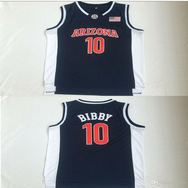 

Mike Bibby #10 Arizona Basketball Jersey Stitched Men