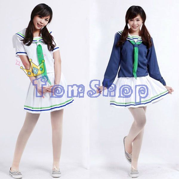 

kuroko no basuke kuroko's basketball aida riko cosplay dress uniform women's halloween anime show costume 2 colors to choose, White;black