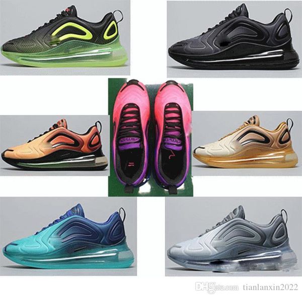 

x72c running shoes for men women sunrise sunset carbon grey gold red sea forest triple black white sport sneaker size 36-45