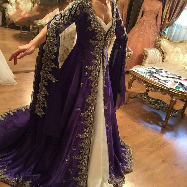 

2020 plus size long purple ball gown muslim arabic prom dresses evening gowns formal party dress, Black