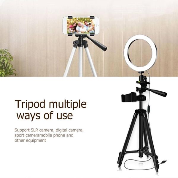 

p studio phone stand 3 modes dimmable led studio camera ring light tripod selfie stick ring fill lamp for selfie live show