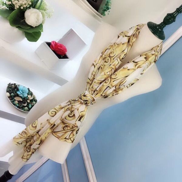 

new women's scarf 100% silk print / long scarf size 175cm-90cm, Blue;gray