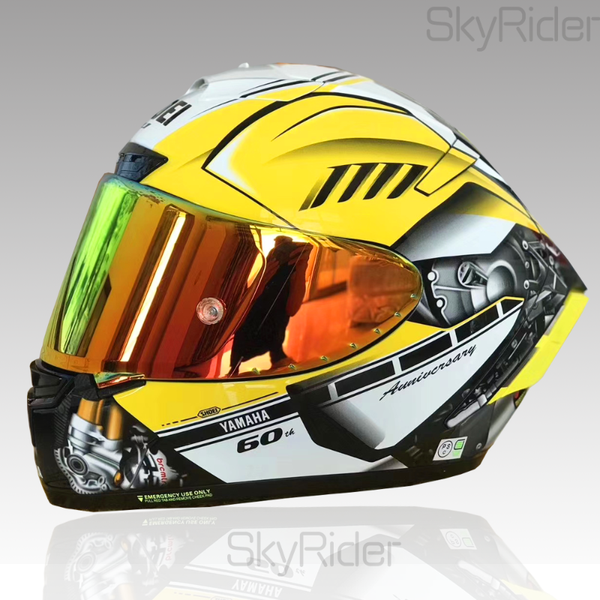 

full face motorcycle helmet x14 golden yamah-a r1m helmet riding motocross racing motobike