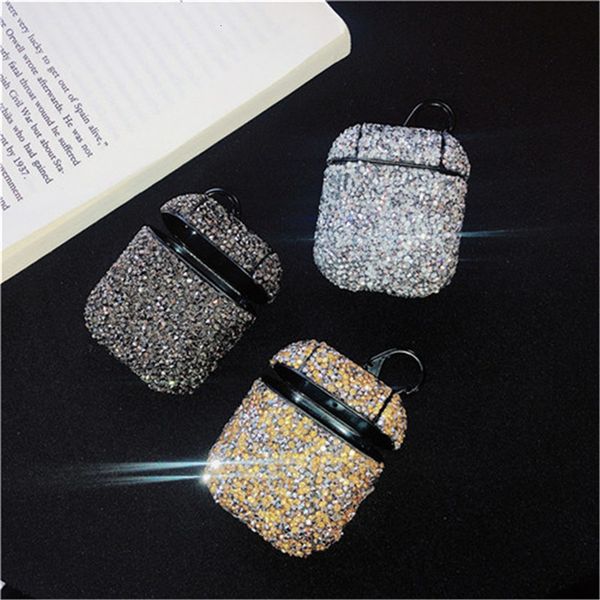 

luxury shining glistening case for airpods protector bing cover for air pods for airpods case wireless bluetooth earphone case