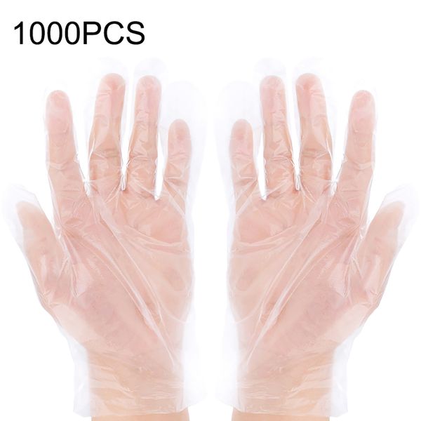 

1000pcs transparent disposable gloves for restaurant kitchen bbq eco-friendly food cleaning gloves fruit vegetable gloves