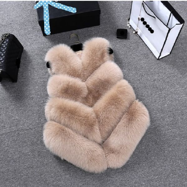 

casaco inverno women fur coat 2020 thick chaqueta mujer faux fur vest sleeveless waistcoat female coat plus size s-4xl xl238, Black;white