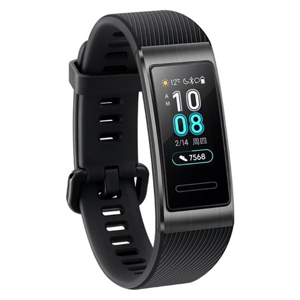 Originale Huawei Band 3 Pro GPS NFC Smart Bracciale cardiofrequenzimetro Smart Watch Sports Tracker Orologio da polso per il sonno per Android iPhone Watch