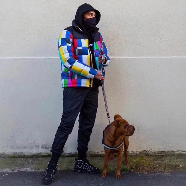 

18aw thenf extra butter телевидение пуховик nuptse легкий пуховик мужчины женщины мода пара верхняя одежда hfttyrf035, Black