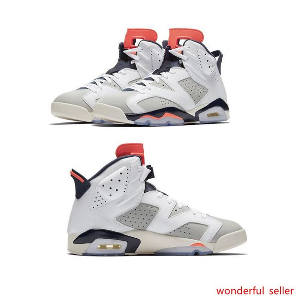 

6 carmine basketball shoes classic 6s unc black blue white infrared low chrome women men sport shoe oreo alternate oreo cat with