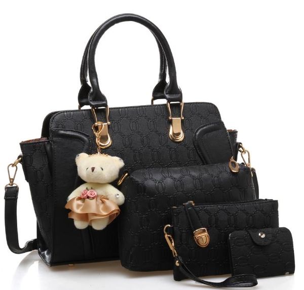 

designer handbags new women's fashion luxury diagonal cross-portable child and mother bag designer four-piece bag pendant 2020