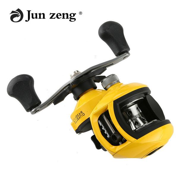 

junzeng 2020 fishing baitcasting reel 10+1bb 10kg drag strong magnetic force speed ratio 8.1:1 metal casting fishing reel