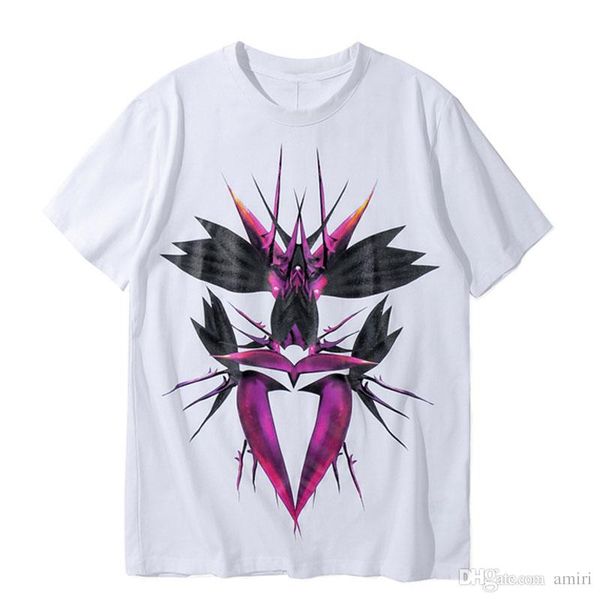 

fashion brand mens designer short sleeve fashion men women short sleeves couples designer floral print tees, White;black