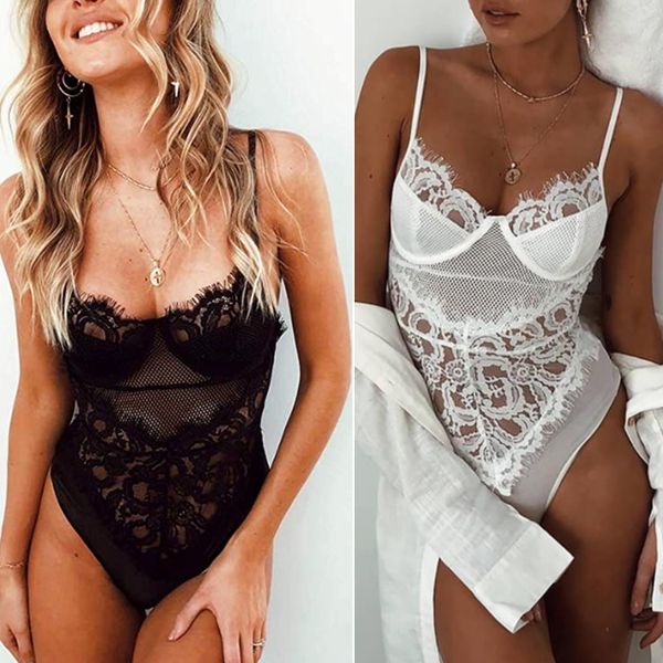 

lace sling sleepwear women underwear jumpsuit pajamas bodysuits women lingerie nightwear underwear beach cover up suit