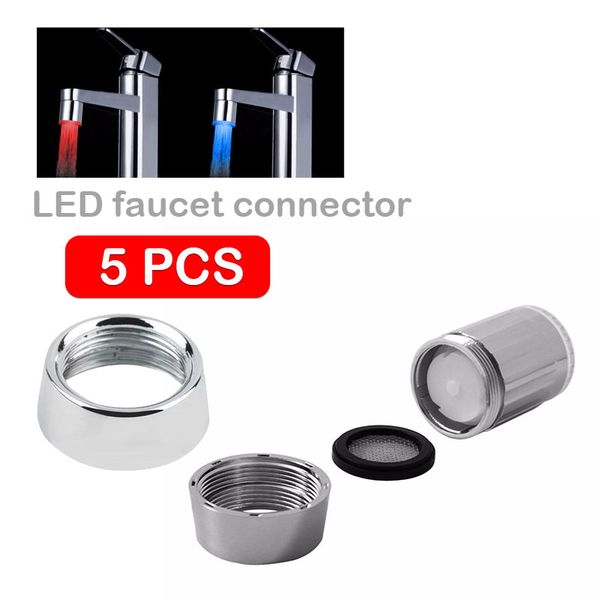 5pcs Pack Abs Garden Faucet Adapter Kitchen Sink Faucet Diverter