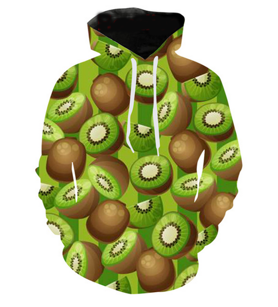 

new fashion cool sweatshirt hoodies 3d print mens womens casual fruit style streetwear clothes rl0228, Black