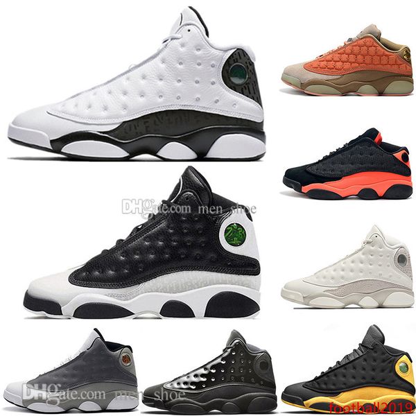 

13 13s cap and gown terracotta blush mens basketball shoes chicago cat black infrared flints bred men sports sneakers designer trainers