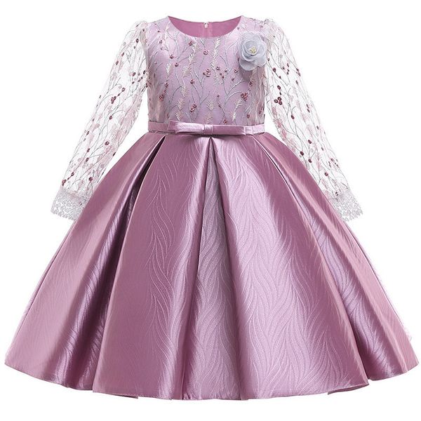 

flower girl dress baby princess dress, Red;yellow