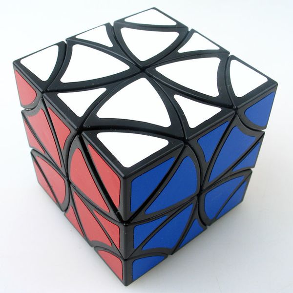 

curvy cube , butterfly magic cube , twelve shaft z-cube , flower petals helicopter magic cube balck and white education toys