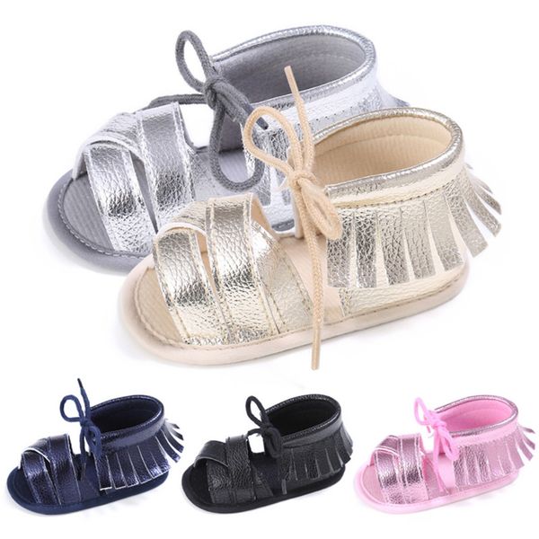 

pudcoco 0-18m summer baby girls kids shoes tassel crib shoes soft sole prewalkers first walkers