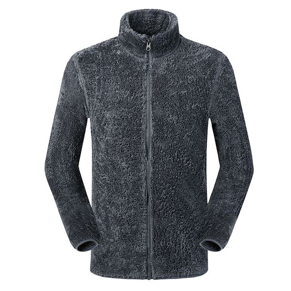 

men's casual stand collar slim solid color coat male autumn winter warm zip causal pullover jacket outerwear, Black