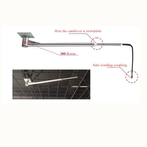 

car wash device high pressure cantilever with single arm