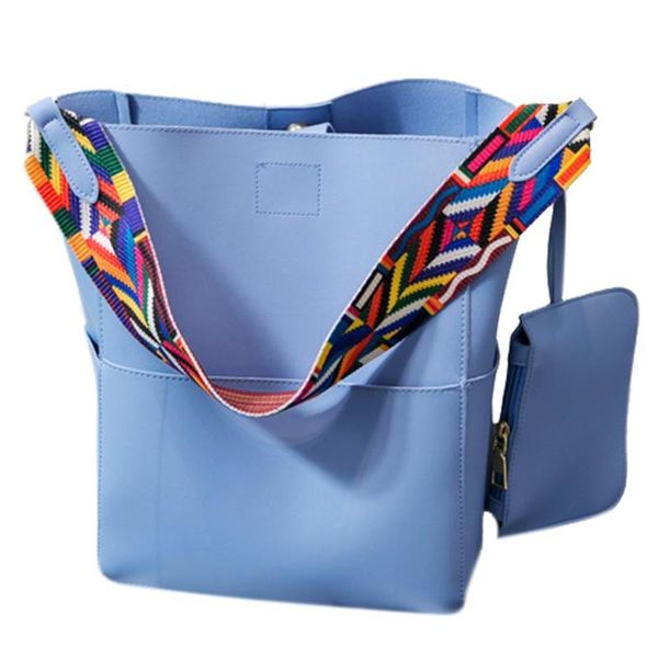 

pinshang мода женщины pu кожа сумка bucket креста тела сумка сумка