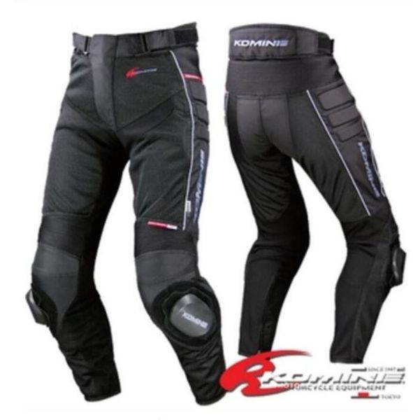 

for komine motorcycle rider anti-wrestling trousers waterproof male and female section summer fall excludes knee sliders, Black;blue