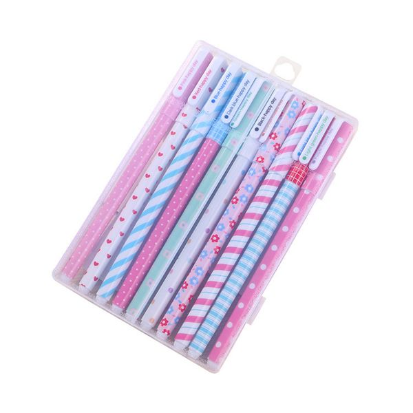 

2019 new 10 colors gel pens set cute stationary set kawaii stationary 0.38 mm pen office & school np191