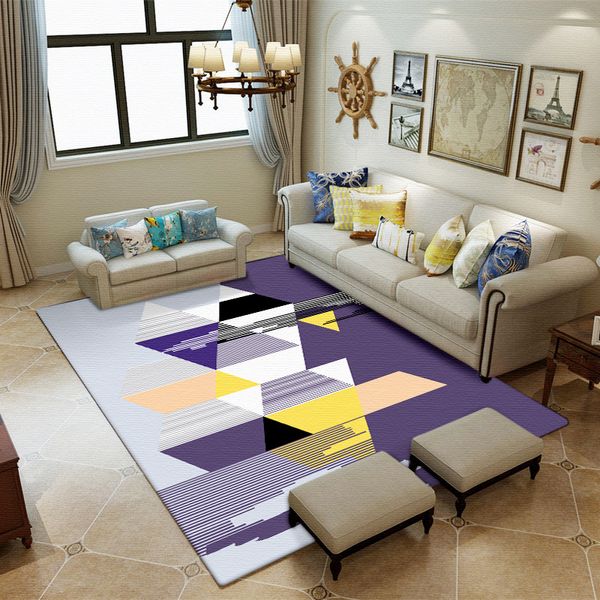 

nordic style geometric carpets for living room soft carpet kids bedroom large size antiskid floor mats doormat home area rugs