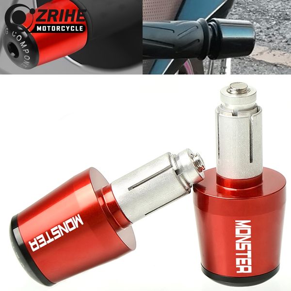 

motorcycle 22mm handlebar gear balanced plug slider handle bar end grip cap for m900 m900 821 400 620 695 696 796