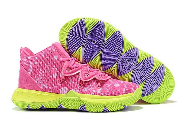 

new sponge x kyrie 5 pineapple house mens basketball shoes irving 5s graffiti keep sue fresh cj6951-800 designer sneakers size 40-46, Black