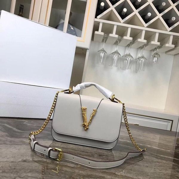 

designer-medusa designer luxury handbag purse chain strap shoulder crossbody genuine leather women v handbag fashion totes shoulder bags