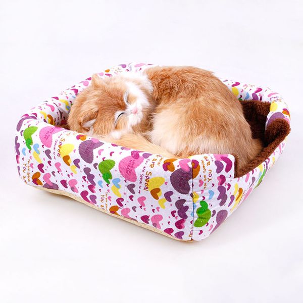 

jormel 2018 new pet bed multifunction warm autumn winter puppy kennel cat house kitten cushion pet mats