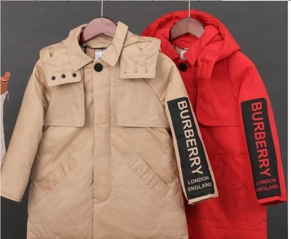 

2020 new bu children's winter jackets 90% duck down padded children clothing boys girls warm winter down coat thickening outerwear, Blue;gray