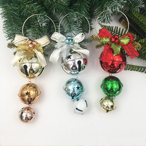 

christmas decorations bells pendant metal jingle bell christmas tree hanging ornament crafts for door decoration kerst decoratie