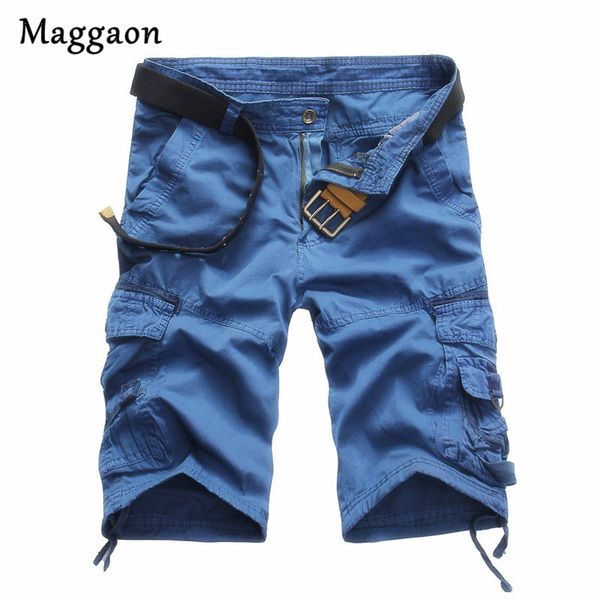 

2018 летний бренд грузовые шорты мужчины качество продажи повседневный камуфляж мульти-карманный хлопок мужские армейские шорты свободные, White;black