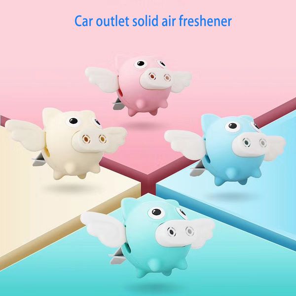 

car air freshener solid vent perfume 2019 new cut pig remove car smell scent automobiles outlet air purifier refresh odors 1 pcs