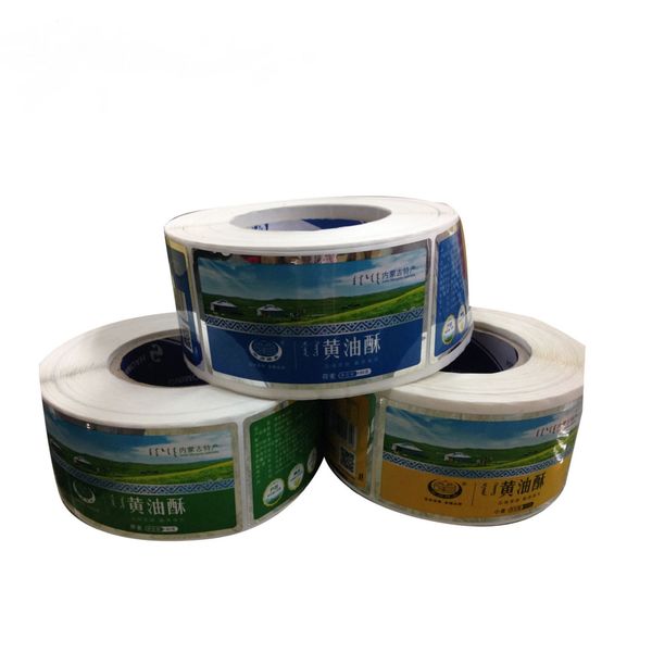 

quaity price cosmetics waterproof adhesive sticker maker,die cut circle label sticker printing