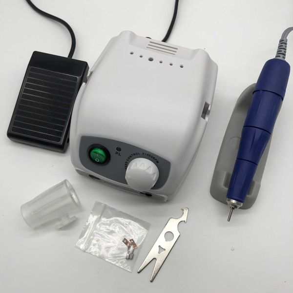 

nail art equipment 40000rpm strong 210 105l handpiece & 207b control box electric drill machine manicure, Silver