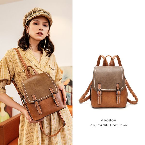 

bag girl 2019 new fashion double shoulder bag girl student travel