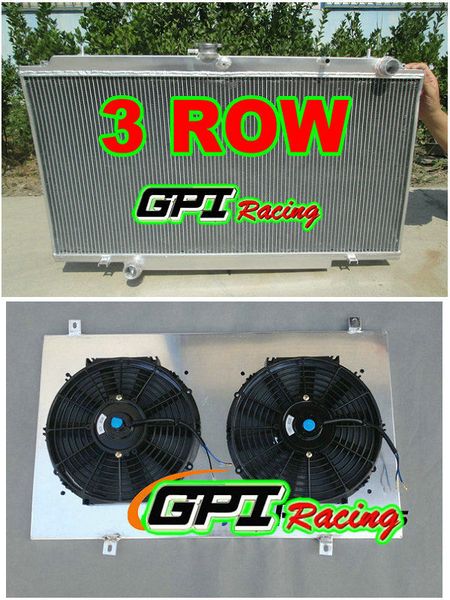 

aluminum radiator & shrodu & fan for y61 gu 4.2l td diesel 1997-2001 mt