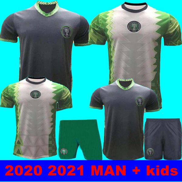 

men + kids 2020 nigeria home away soccer jersey 20 21 maillot de foot nigeria okechukwu okocha ahmed musa mikel iheanacho football shirts, Black;yellow