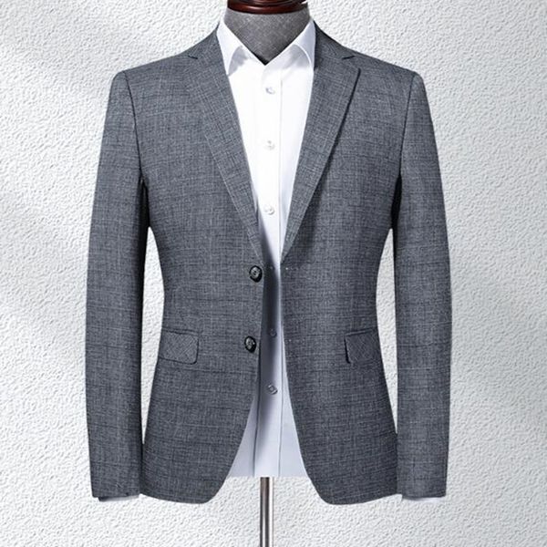

men's suits & blazers spring fashion mens blazer commerce casual slim fit prom dress men male suit jacket m-4xl, White;black