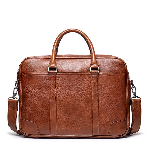 

nesitu highend new vintage brown кофе полный зерна натуральная кожа a4 офис женщины мужчины портфель портфель сумка m9087