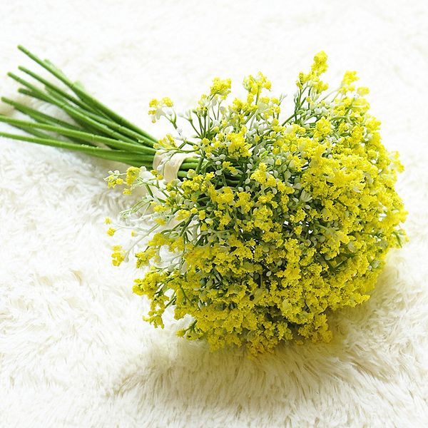 

artificial fake gypsophila silk flowers floral bouquet wedding party decor 2019