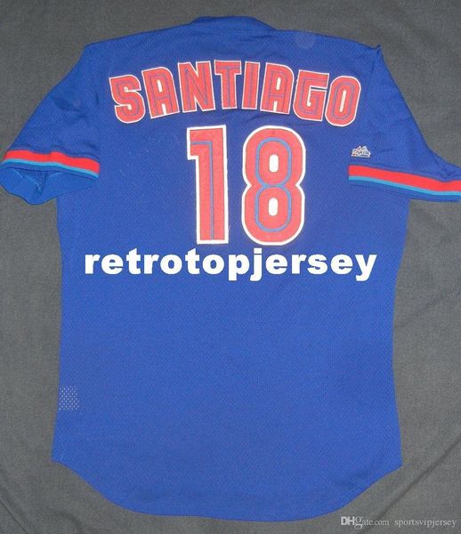 

retro benito santiago #18 new issued majestic toronto bp batting jersey  mens stitched baseball jerseys, Black;blue