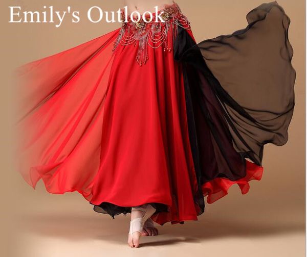 

womens belly dance skirt vogue bohemia skirt gypsy maxi dancer practice clothes black red blue purple ing